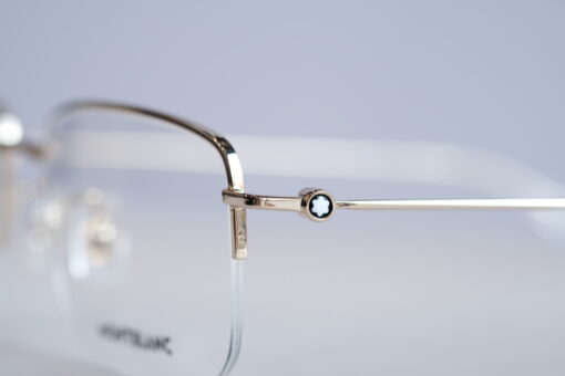 Gọng kính Montblanc Semi-rimless Gold Eyeglasses MB0084OK