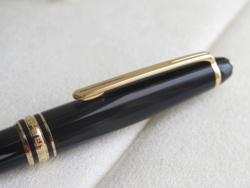 Bộ set bút Montblanc Meisterstuck Classique Gold Ballpoint Pen & Pocket Holder 6cc Montblanc Meisterstuck Bút Bi Xoay Montblanc 3