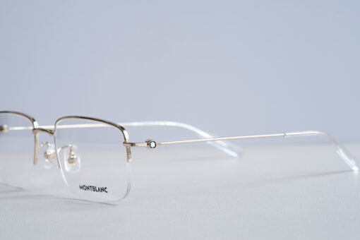 Gọng kính Montblanc Semi-rimless Gold Eyeglasses MB0084OK Gọng kính Montblanc Mới Nguyên Hộp 3