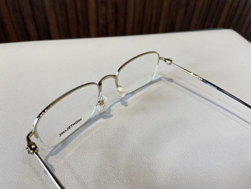 Gọng kính Montblanc Semi-Rimless Gold Eyeglasses MB0131O Gọng kính Montblanc Mới Nguyên Hộp 4