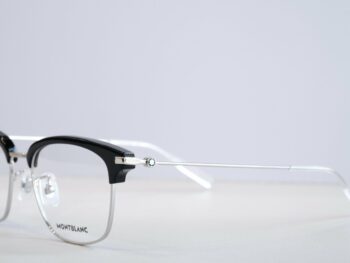 Gọng kính Montblanc Black Silver Plate Eyeglasses MB014OK - gong kinh montblanc black silver plate eyeglasses mb014ok 4 scaled