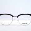 Gọng kính Montblanc Black Silver Plate Eyeglasses MB014OK - gong kinh montblanc black silver plate eyeglasses mb014ok 5