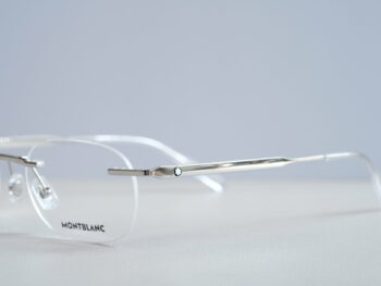 Gọng kính Montblanc Rimless Silver Eyeglasses MB0147O - gong kinh montblanc rimless silver eyeglasses mb0147o scaled