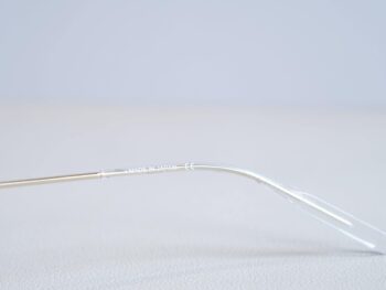 Gọng kính Montblanc Semi-rimless Gold Eyeglasses MB0084OK - Ảnh 7