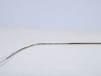 Gọng kính Montblanc Semi-rimless Gold Eyeglasses MB0084OK - Ảnh 6