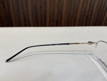 Gọng kính Montblanc Semi-Rimless Gold Eyeglasses MB0131O - gong kinh montblanc semi rimless gold eyeglasses mb0131o 3