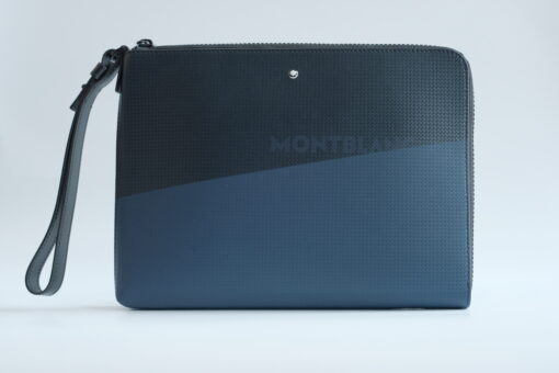 Clutch cầm tay Montblanc Extreme 2.0 pouch Medium with Print Blue/Black 128610 Ví Montblanc Mới Nguyên Hộp
