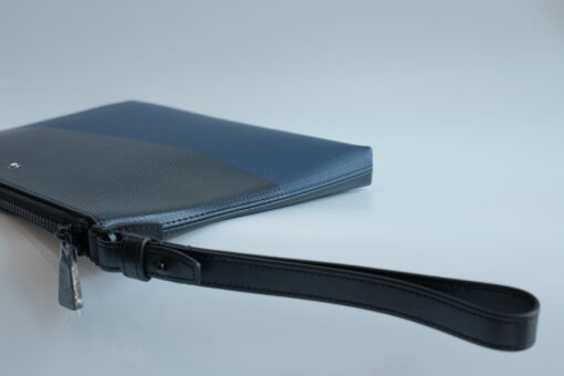 Clutch cầm tay Montblanc Extreme 2.0 pouch Medium with Print Blue/Black 128610 Ví Montblanc Mới Nguyên Hộp 4
