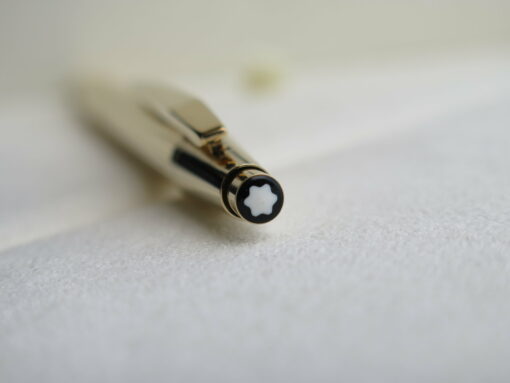Bút Montblanc Noblesse Gold Plated Ballpoint Pen 1947 - Image 6