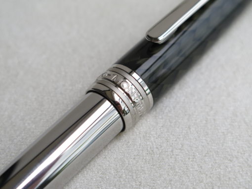 Bút Montblanc Meisterstuck Solitaire Carbon & Steel Ballpoint Pen 5834