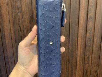 Bao da bút Montblanc Meisterstuck Around The World in 80 Days Pen Pouch 128635 - bao da but montblanc meisterstuck around the world in 80 days pen pouch 128645
