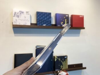 Sổ da Montblanc Fine Stationery Note Book 146 Petrol Blue 119488 - so da montblanc fine stationery note book 146 petrol blue 119488