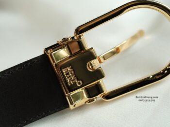 Thắt lưng nâu Montblanc Horse Shiny Gold-Coated Pin Brown Safflano LT Strap 112367 - 3cm - that lung nau montblanc horse shiny gold coated pin brown safflano lt strap 112367 3cm 1