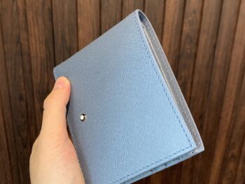 Ví da Montblanc Sartorial Wallet 6cc 124184 - vi namecard meisterstuck business card holder 107237