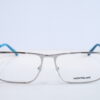 Gọng kính Montblanc Oval Eyeglasses Dark Havana/Blue MB632 Gọng kính Montblanc Mới Nguyên Hộp 11