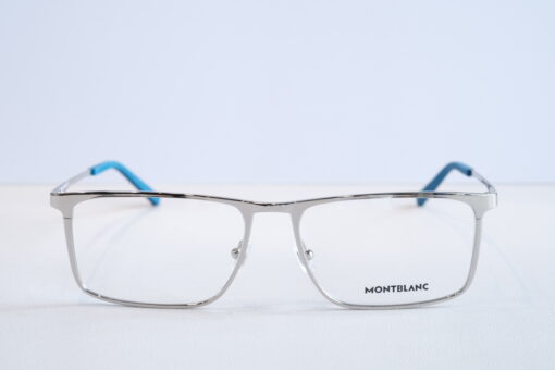 Gọng kính Montblanc Rectangular Eyeglasses Silver/Blue MB0106O Gọng kính Montblanc 3