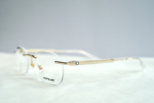 Gọng kính Montblanc Rimless Gold Plate Eyeglasses MB0147O Gọng kính Montblanc Mới Nguyên Hộp 2