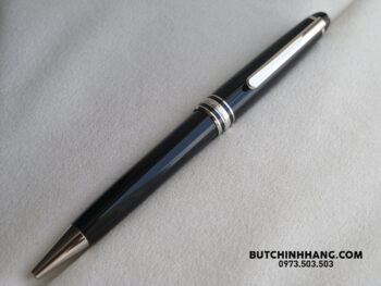 Bộ set bút Montblanc Meisterstuck Classique Platinum Ballpoint Pen & pocket holder 6cc 128955 Montblanc Meisterstuck Mới Nguyên Hộp 2