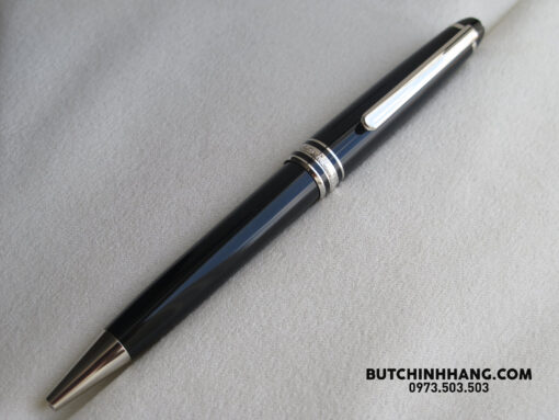 Bộ set bút Montblanc Meisterstuck Classique Platinum Ballpoint Pen & MST Wallet Black 6cc 127052 Montblanc Meisterstuck Mới Nguyên Hộp 6