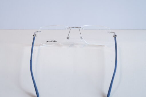 Gọng kính Montblanc Rimless Blue Eyeglasses MB0185O Gọng kính Montblanc Mới Nguyên Hộp 6