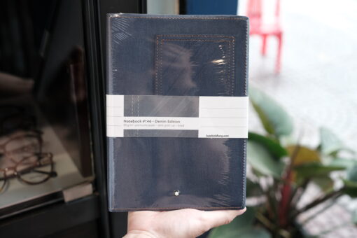 Sổ da Montblanc Fine Stationery Notebook 146 Denim Edition 117871