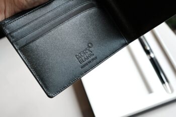 Bộ set bút Montblanc Meisterstuck Classique Platinum Ballpoint Pen & MST Wallet Black 6cc 127052 - bo set but montblanc meisterstuck classique platinum ballpoint pen amp mst wallet black 6cc 127052
