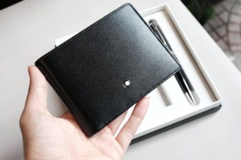 Bộ set bút Montblanc Meisterstuck Classique Platinum Ballpoint Pen & MST Wallet Black 6cc 127052 - bo set but montblanc meisterstuck classique platinum ballpoint pen amp mst wallet black 6cc 127054