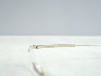Gọng kính Montblanc Rimless Gold Plate Eyeglasses MB0147O - bo set but montblanc meisterstuck classique platinum ballpoint pen amp pocket holder 6cc 128959 scaled