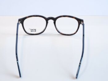 Gọng kính Montblanc Oval Eyeglasses Dark Havana/Blue MB632 - gong kinh montblanc oval eyeglasses dark havanablue mb636 scaled