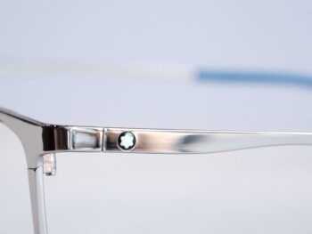 Gọng kính Montblanc Rectangular Eyeglasses Silver/Blue MB0106O - gong kinh montblanc rectangular eyeglasses silverblue mb0106o 3 scaled