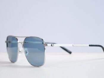 Kính mát Montblanc Pilot Sunglasses Silver MB0093S - kinh mat montblanc pilot sunglasses silver mb0093s 1 scaled