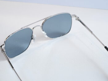 Kính mát Montblanc Pilot Sunglasses Silver MB0093S - kinh mat montblanc pilot sunglasses silver mb0093s 3 scaled