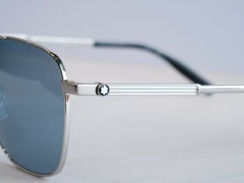 Kính mát Montblanc Pilot Sunglasses Silver MB0093S - kinh mat montblanc pilot sunglasses silver mb0093s 6 scaled