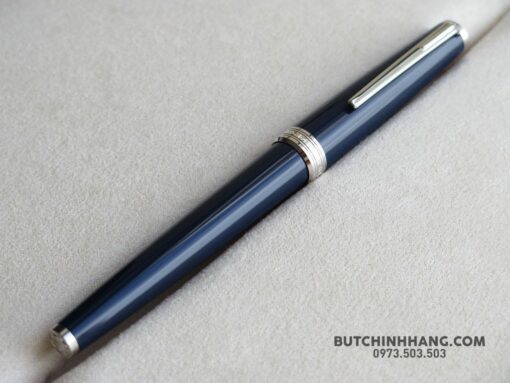 Bộ set bút Montblanc PIX Blue Rollerball Pen & pocket holder 6cc navy 128956 Montblanc Pix Bút Bi Nước Montblanc 9