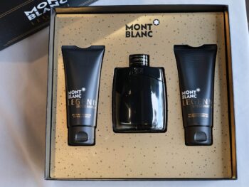 Bộ quà tặng nước hoa bạn thấy trong hình là phiên bản được Montblanc thiết kế bao gồm chai nước hoa Legend Eau De Parfum Vaporisateur 100ml, một tuýp dưỡng da sau cạo Baume Apres-Rasage 100ml và một tuýp gel tắm Douche Integral 100ml. Bộ set chăm sóc cho vẻ ngoài nam tính của những quý ông lịch lãm, tăng phần cuốn hút, quyến rũ và mang lại mùi hương không thể tuyệt vời hơn. 9 Bộ quà tặng nước hoa LEGEND EAU DE PARFUM POUR HOMME - FOR MEN - bo qua tang nuoc hoa legend eau de parfum pour homme for men 2 scaled
