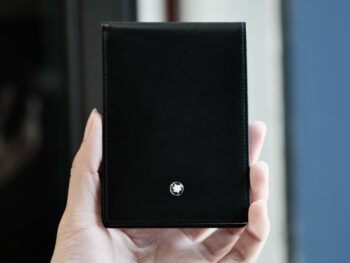 Sổ tay Montblanc Meisterstuck Black Leather Notebook 14244