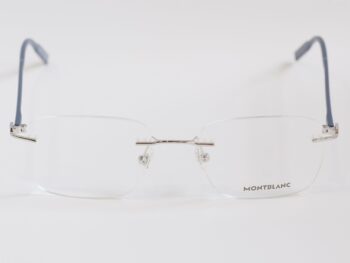 Gọng kính Montblanc Rimless Silver Eyeglasses MB0222O - gong kinh montblanc rimless silver eyeglasses mb0222o 7 scaled