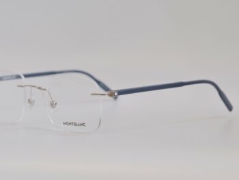 Gọng kính Montblanc Rimless Silver Eyeglasses MB0222O - gong kinh montblanc rimless silver eyeglasses mb0222o 8 scaled