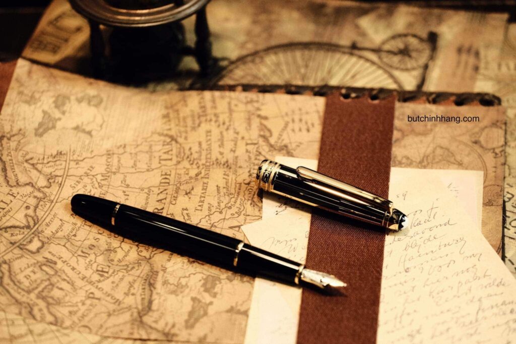 Montblanc Meisterstuck Solitaire Doue Gold & Black Fountain Pen - Mẫu Bút Dành Tặng Cho Doanh Nhân - montblanc meisterstuck solitaire doue gold black fountain pen mau but danh tang cho doanh nhan 1