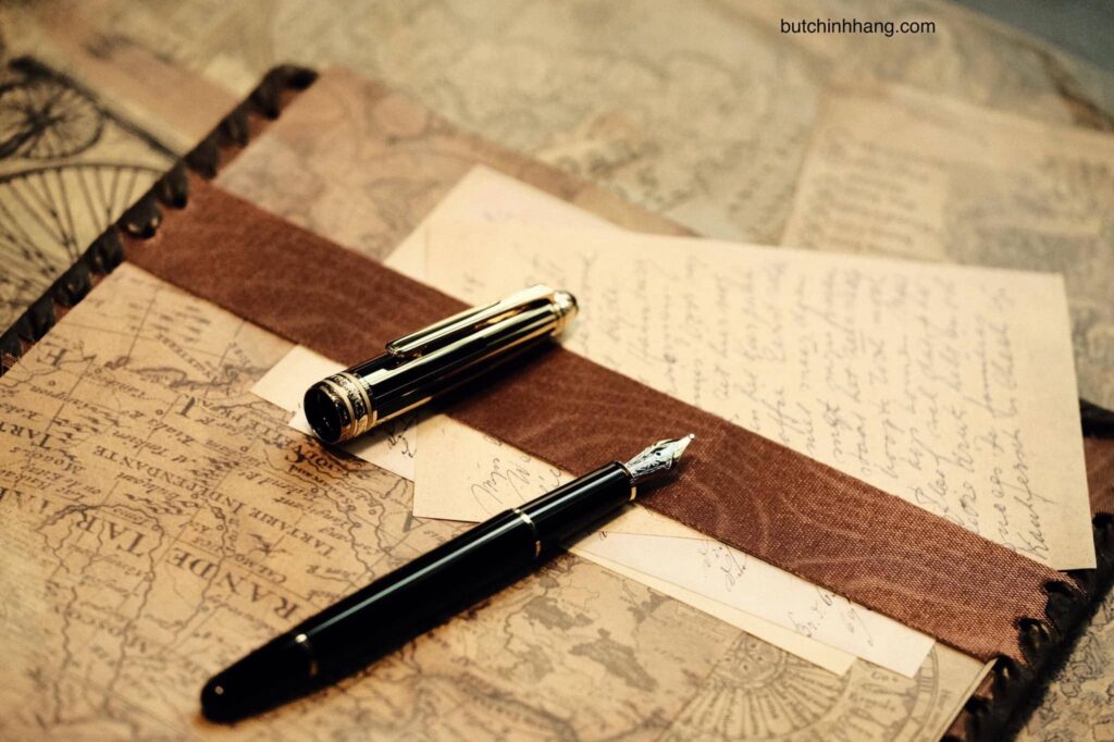 Montblanc Meisterstuck Solitaire Doue Gold & Black Fountain Pen - Mẫu Bút Dành Tặng Cho Doanh Nhân - montblanc meisterstuck solitaire doue gold black fountain pen mau but danh tang cho doanh nhan
