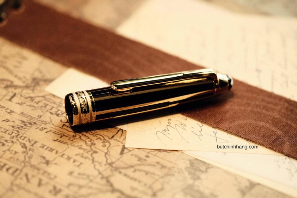 Montblanc Meisterstuck Solitaire Doue Gold & Black Fountain Pen - Mẫu Bút Dành Tặng Cho Doanh Nhân - montblanc meisterstuck solitaire doue gold black fountain pen mau but danh tang cho doanh nhan 2