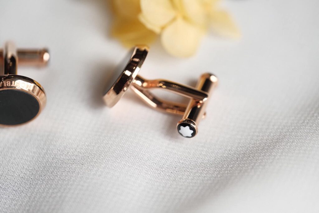 Phụ Kiện Montblanc Meisterstuck Rose Gold PVD Cuflinks Dành Cho Quý Ông - phu kien montblanc meisterstuck rose gold pvd cuflinks danh cho quy ong