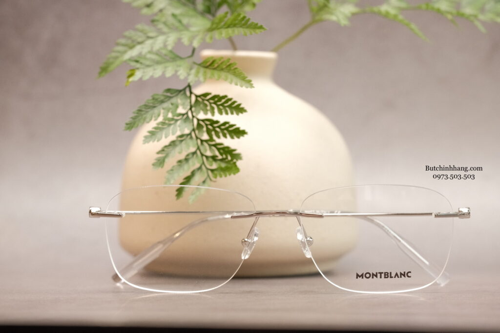 Kính cận Montblanc Rimless Silver Eyeglasses MB0075O - mẫu kính được ưa chuộng nhất của giới doanh nhân. 05926CC9 6EE7 4B0B 8860 C0C72E2C35A7