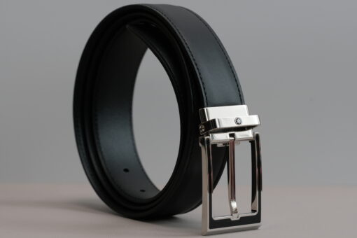 Thắt lưng Montblanc Elegant Black Leather Belt 123891  – 3cm