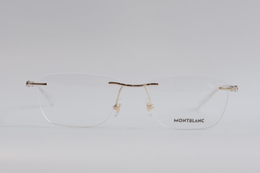 Gọng kính Montblanc Rimless Gold Eyeglasses MB0169O