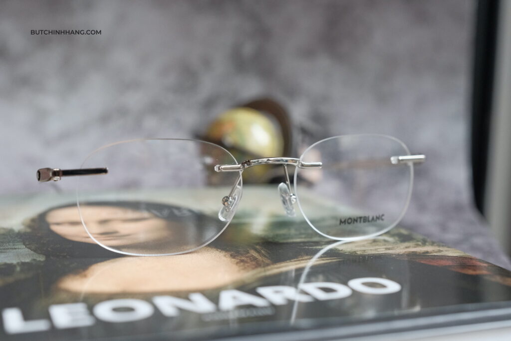 Mẫu gọng kính quốc dân Montblanc Rimless Silver Eyeglasses - 7F717203 EE9C 4B59 A626 5F0793FAF7A7 1 105 c
