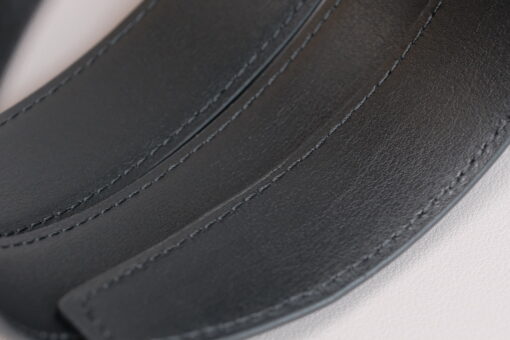 Thắt lưng Montblanc  Casual Matte Black Plain Men’s Belt 123903  – 3cm Thắt lưng Montblanc Mới Nguyên Hộp 5