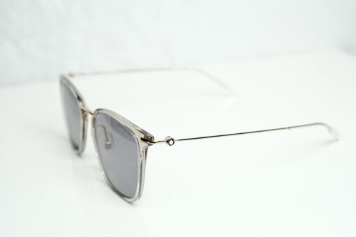 Kính mát Montblanc Unisex Gold/Grey Sunglasses MB0157SA Gọng kính Montblanc 3
