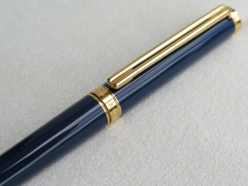 Bút Montblanc Noblesse Oblige Navy Blue Gold Plated Ballpoint Pen 15241 - Image 2