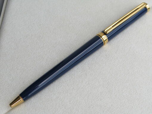 Bút Montblanc Noblesse Oblige Navy Blue Gold Plated Ballpoint Pen 15241
